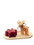 Aberto Design Christmas Candle Set10 Multicolor